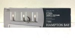 Hampton Bay Champlain 22.375 In. 3-LIGHT Brushed Nickel Bathroom Vanity. Fixed Price $28.75.