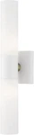 Livex Lighting 10102-13 Aero Ada Vanity Sconce White Antique Brass Accent. Fixed Price $84.00.
