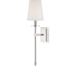 Savoy House 9-302-1-109 Monroe Wall Sconce, 1-LIGHT 60 Watts, Polished Nickel. Fixed Price $123.94.