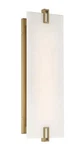 Minka Lavery Aizen Led 19 Wall Sconce, Soft Brass/white #346. Fixed Price $200.00.