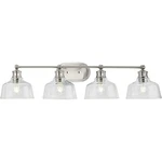 Progress Lighting P300398 Singleton 4 36"W Bathroom Vanity - Nickel. Fixed Price $210.82.