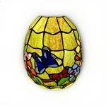 Rare River Of Goods Stained Glass Wall Sconce Lamp Metal Ivy & Butterfly Design. Fixed Price $99.95.
