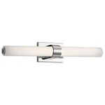 Elan Izza 1 Light 25" Led Wall Sconce, Chrome/etched Opal - 83742. Fixed Price $369.99.