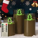Lohas Led Christmas Tree Electronic Candle Night Lights With Remote, 3-PACK.... Fixed Price $48.92.