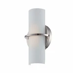 Nuvo 62-185 Light Wall Mounted Led Sconce Polished Nickel Finish. Fixed Price $1882.20.