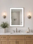 Pottery Barn Kensington Backlit Rectangular Makeup Wall Mirror 23 X 19" New. Fixed Price $64.99.