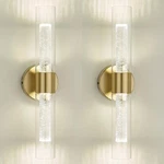Kudos Gold Bathroom FIXTURES,2 Pack Modern Sconces Wall Lighting With C.... Fixed Price $147.21.