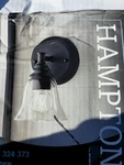 Hampton Bay Marsden 1-LIGHT Matte Black Transitional Vanity Wall Sconce. Fixed Price $12.99.