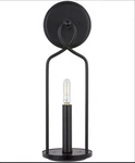 Capital Lighting Sonnet Wall Sconce Black E12 Dimmable 631611MB. Fixed Price $52.50.