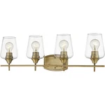 Z-lite 473-4V-OBR Joliet Light 30 Inch Olde Brass Vanity Wall. Fixed Price $173.40.