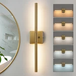 Faziyo Gold 24" Led Vanity Light Fixture Bathroom Mirror Dimmable 5CCT Rotatable. Fixed Price $83.83.