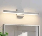 Kaisite 24 In. Brushed Nickel Led Vanity Light Bar Bathroom Fixture Dimmable. Fixed Price $52.42.
