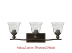 Hinkley Lighting 5893BN-CL Bolla 3-LIGHT 26"W Bathroom Vanity Brushed Nickel. Fixed Price $94.99.