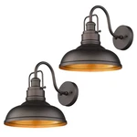 Zeyu 016-1B-2PK Orb Gooseneck Wall Lights Pack 11IN Oil Rubbed Bronze. Fixed Price $58.50.