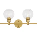 Living District LD2314BR Collier Light 19.1 Inch Brass Wall Sconce. Fixed Price $136.00.
