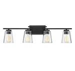 Savoy House 8-1020-4 Black Calhoun 2-LIGHT 32"W Bathroom Vanity. Fixed Price $254.00.