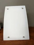 Afx 18 Watt Satin Nickel Wall Sconce With Hardware And Light Bulb. Fixed Price $25.00.