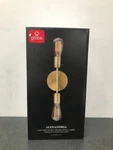 Globe Electric 51736 Alexandria 2 Light 5" Tall Wall Sconce - Matte Brass. Fixed Price $24.74.