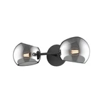 Alora Mood Willow 2LT 17" Wall/vanity, Black/smoked - WV548217MBSM. Fixed Price $160.00.