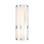 Crystorama Royston Light Sconce, Polished Chrome/white ROY-802-CH. Fixed Price $198.00.