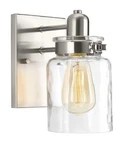 Progress Lighting P300045 Farmhouse Clear Glass Bath Vanity Fixtures Set 2. Fixed Price $38.00.