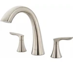 Pfister Weller 2-HANDLE Bathroom Faucet, RT6-5WRK- New / Open Box. Fixed Price $69.99.
