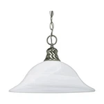 Nuvo Lighting 16IN Pendant With Alabaster Glass, 15W GU24 (60-3198). Fixed Price $22.46.