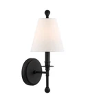Crystorama Lighting Group RIV-382 Riverdale 15" Tall Wall Sconce Black. Fixed Price $118.40.