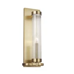 Visual Comfort Demi 16" Tall Wall Sconce Model: AW1041BBS Burnished Brass. Fixed Price $116.55.