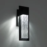 Modern Forms, WS-W54016-BK, 16", Mist, Sconce, Black, Nib. Fixed Price $175.50.