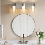 Tribesigns Color Led Bathroom Fixtures 3-LIGHT Vanity Lights Over Mirror. Fixed Price $69.99.
