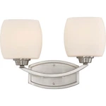 Nuvo Helium Light Vanity Fixture W/ Satin White Glass 60-4182. Fixed Price $84.98.
