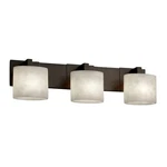 Justice Design Clouds Modular 3-LT Bath Oval Shade, Bronze CLD-8923-30-DBRZ. Fixed Price $280.00.