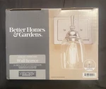 Brand New Better Homes & Gardens Chandler Chrome Finish Wall Sconce W/led Bulb. Fixed Price $11.99.