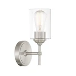 Home Decorators Ayelen 1-LIGHT Brushed Nickel Indoor Wall Sconce. Fixed Price $24.49.