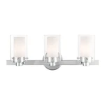 Manhattan - 3 Light Bath Vanity Contemporary Style 22.5 Inches Wide By. Fixed Price $259.96.
