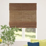 Calyx Interiors Cordless Bamboo Roman Shade Blind, Light Filtering, 26.5" W. Fixed Price $58.76.