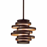 Corbett Lighting 113-41 Vertigo 9-1/4"W Mini Pendant Bronze. Fixed Price $1044.00.