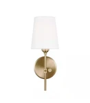 Generation Lighting 1-LIGHT Baker Bath Fixture Wall Lamp Satin Brass 4187201-.... Fixed Price $52.24.