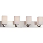 Nuvo Vista Light Vanity Fixture W/ Etched Opalglass, Polished Nickel 60-5184. Fixed Price $346.99.