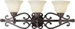 Maxim Lighting 12213FIOI Manor 3-LIGHT Bath Vanity Oil Rubbed Bronze. Fixed Price $298.00.