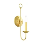 Livex Estate Light Sconce, Polished Brass 42681-02. Fixed Price $89.96.