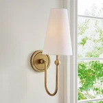 Pottery Barn Palmer Sconce Vintage Brass Wall Light. Fixed Price $105.00.