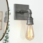 Lnc 2-IN 1-LIGHT Brushed Silver Led Mid-century Vanity Fitter. Fixed Price $41.74.