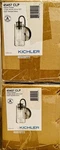 2 New Kichler Braelyn Light Wall Sconces Classic Pewter Model 45457CLP. Fixed Price $75.00.