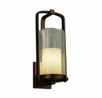 Justice Design FSN-7584W-10-DROP-DBRZ Fusion 1-LIGHT 16-1/2" Outdoor Wall Sconce. Fixed Price $77.97.