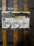 Hampton Bay Halogen Accent Lights 3 Kit 120V Model 148-407 Black New. Fixed Price $44.98.