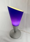 Ikea Hampton Bay Cobalt Blue Frosted Glass Lamp Torch Style Table Accent. Fixed Price $44.99.