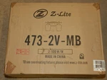 Z-lite 473-2V-MB Joliet Light 15 Inch Matte Black Vanity Wall. Fixed Price $73.06.