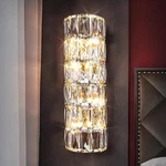 6 Layer Chrome Crystal Wall Sconce, Elegant Modern Luxury Light Fixture, Suit.... Fixed Price $250.33.